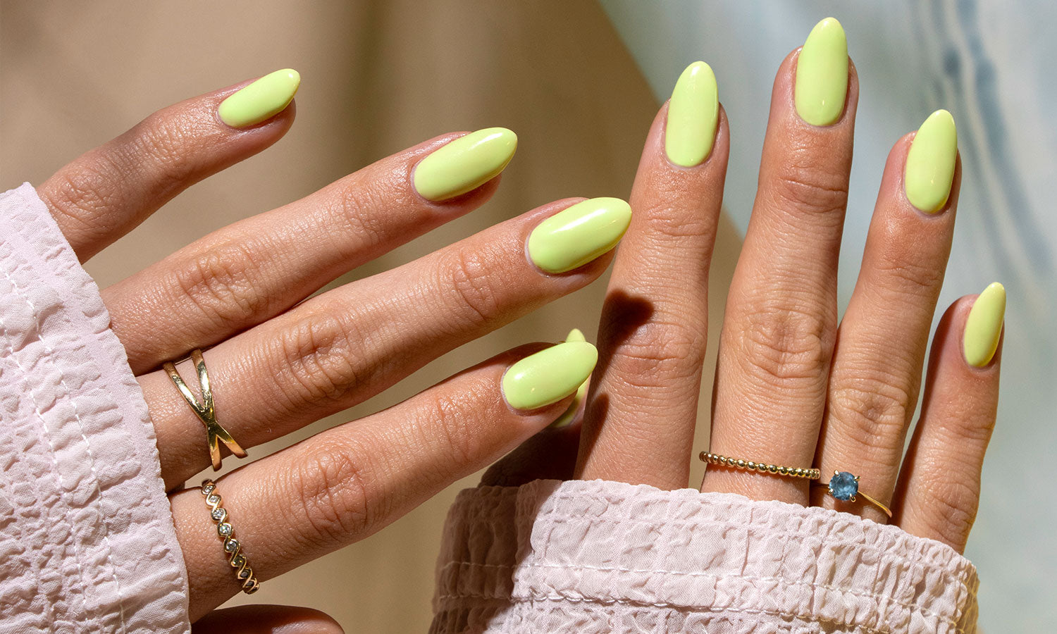 Gelous A Little Tart Gel Nail Polish - photographed in United Kingdom on model