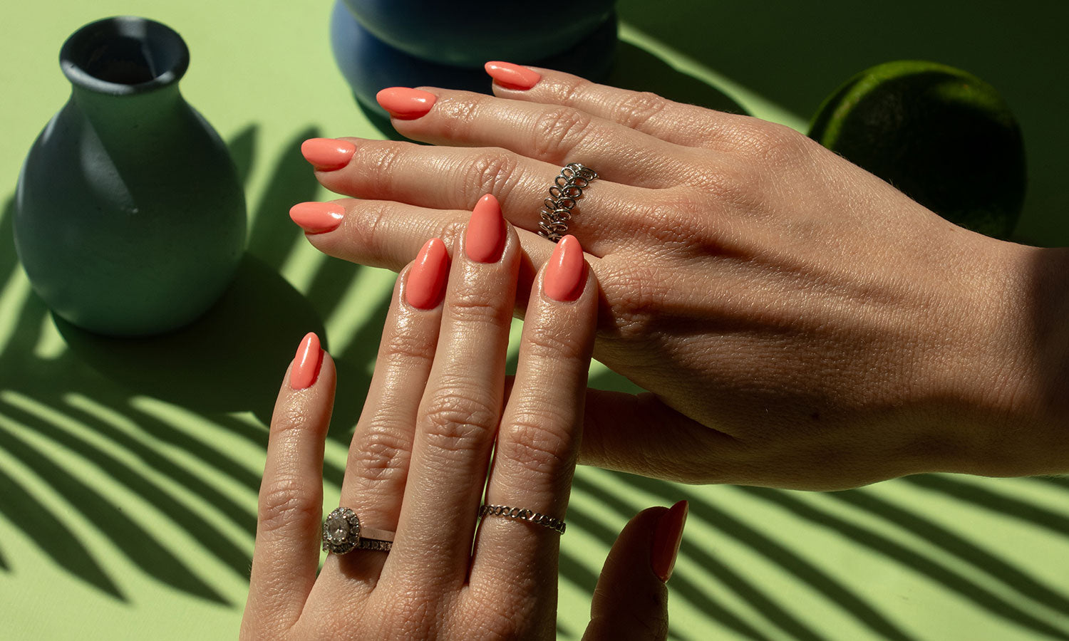 Gelous Malibu Gel Nail Polish - photographed in United Kingdom on model
